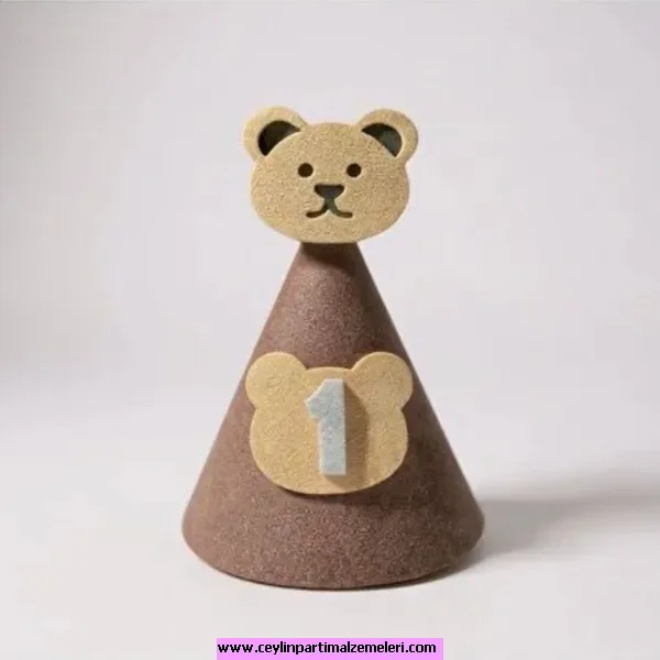 Ayıcık 1 Yaş Kukuleta Şapka